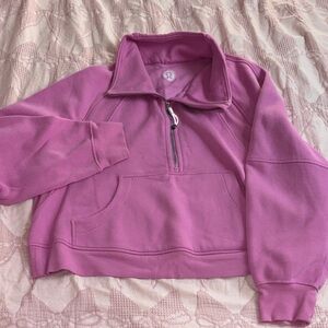 lululemon athletica Women's Purple Half-Zip Sweater